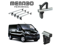 KROVNI NOSAČI ZA OPEL VIVARO (A) - L1,L2 , H1 01-2014.G.  SET 4 NOSAČA + GRANIČNICI